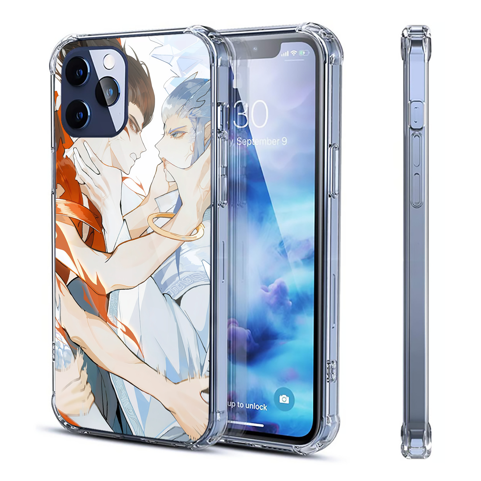 （画像用） Ne Zha 2 ナタ 魔童の大暴れ 【iPhone 12シリーズ対応】透明スマホケース（クリアソフトケース）